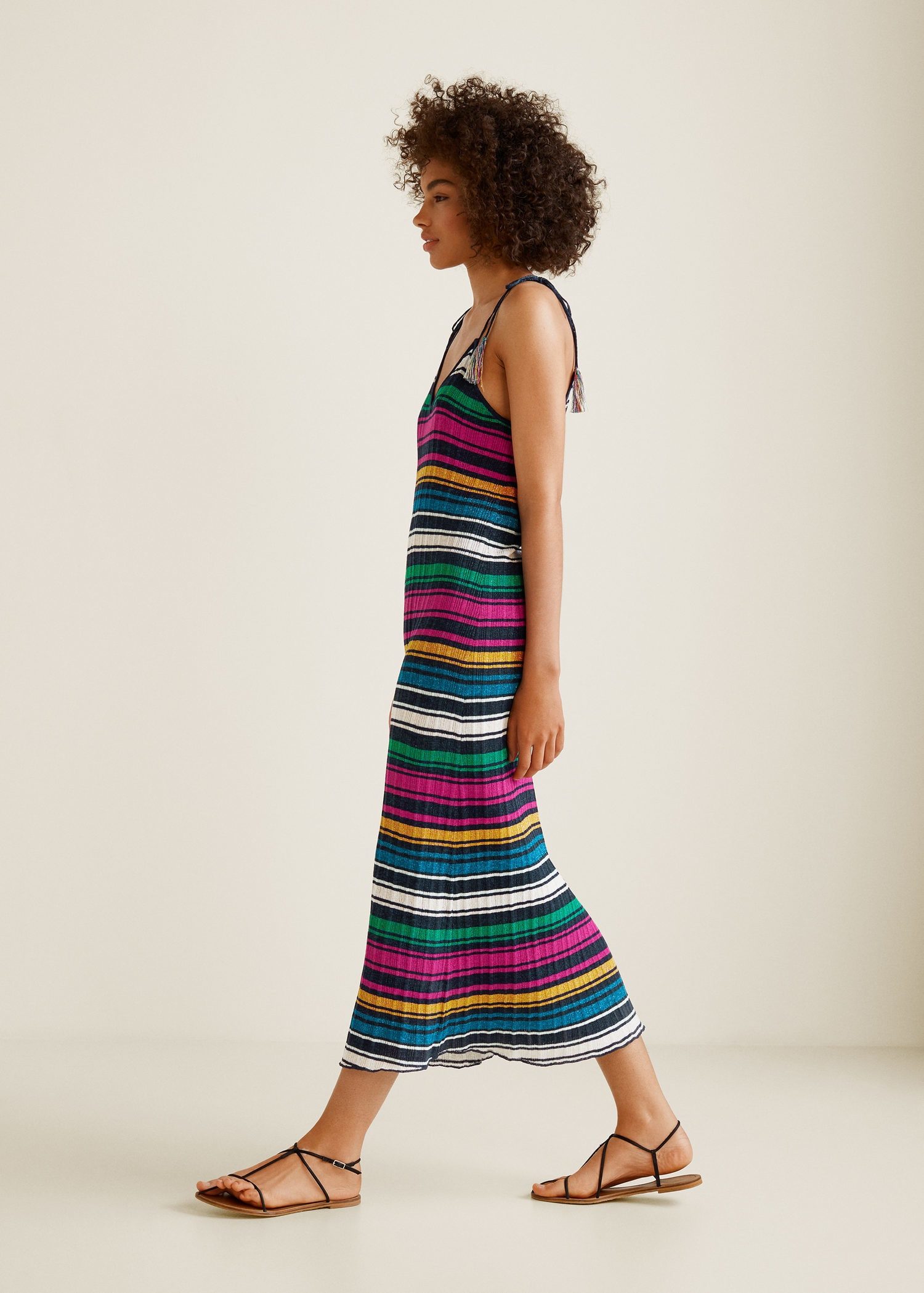 Metallic cotton dress - Image 2
