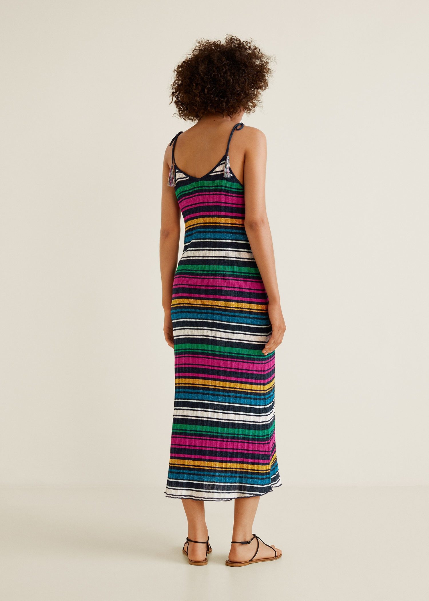 Metallic cotton dress - Image 3