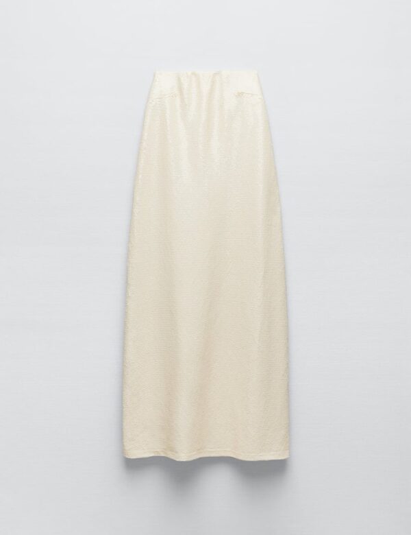 SEQUINNED KNIT DRESS